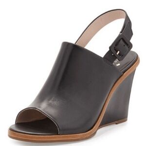Kate Spade Nilena Slingback Wedges Black 8.5
